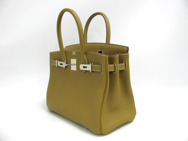 エルメス バーキン30(トリヨンクレマンス/クラフト/シルバー金具)